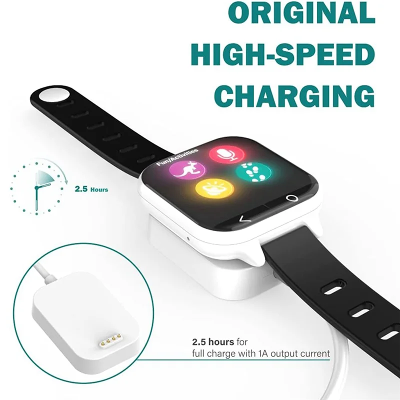 A73E-2-Pack Charger Dock For Verizon Gizmo Watch 1 2 3, Kids Smartwatch Accessories 1M