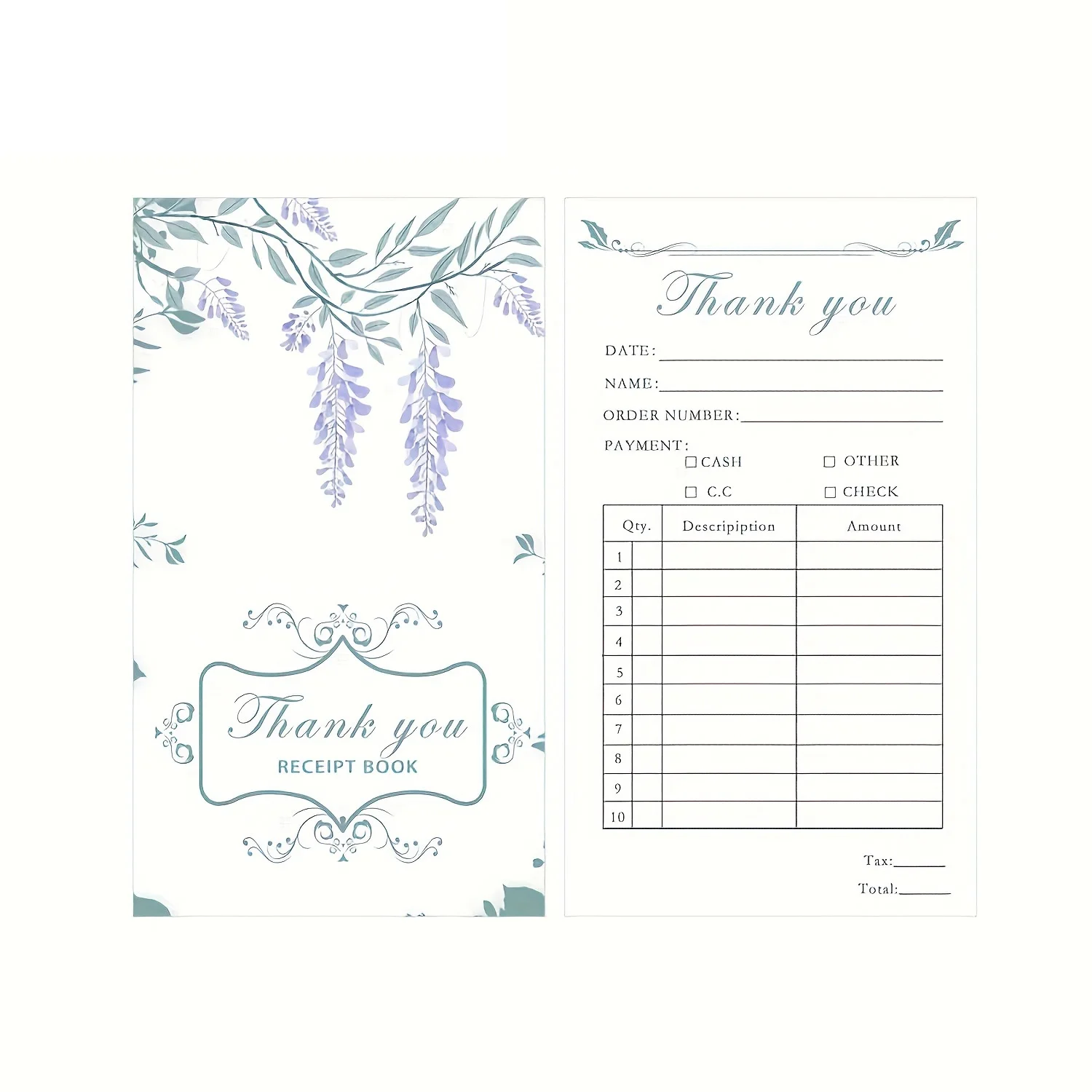 

Розовый, зеленый, 3,5*5,5 дюйма, квитанция «Спасибо», книга для малого бизнеса, красивая квитанция «Спасибо»