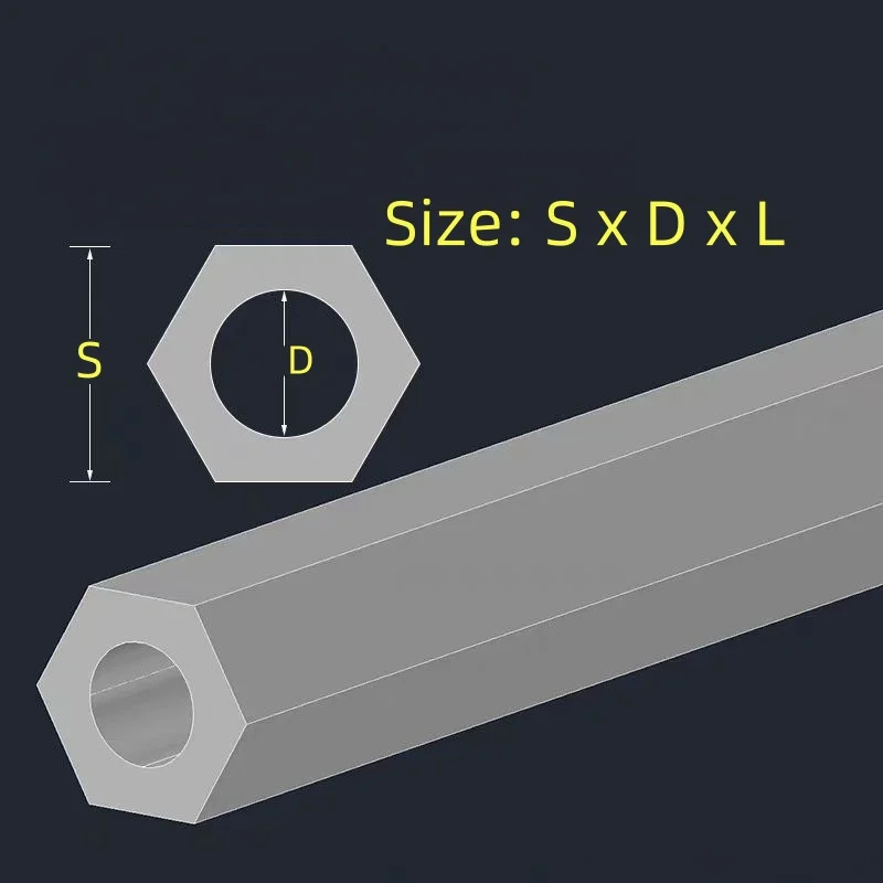 أنابيب فولاذية غير ملحومة سداسية الشكل ، أنابيب فولاذية سداسية الشكل ، دائرية داخلية ، مواد ذاتية الصنع