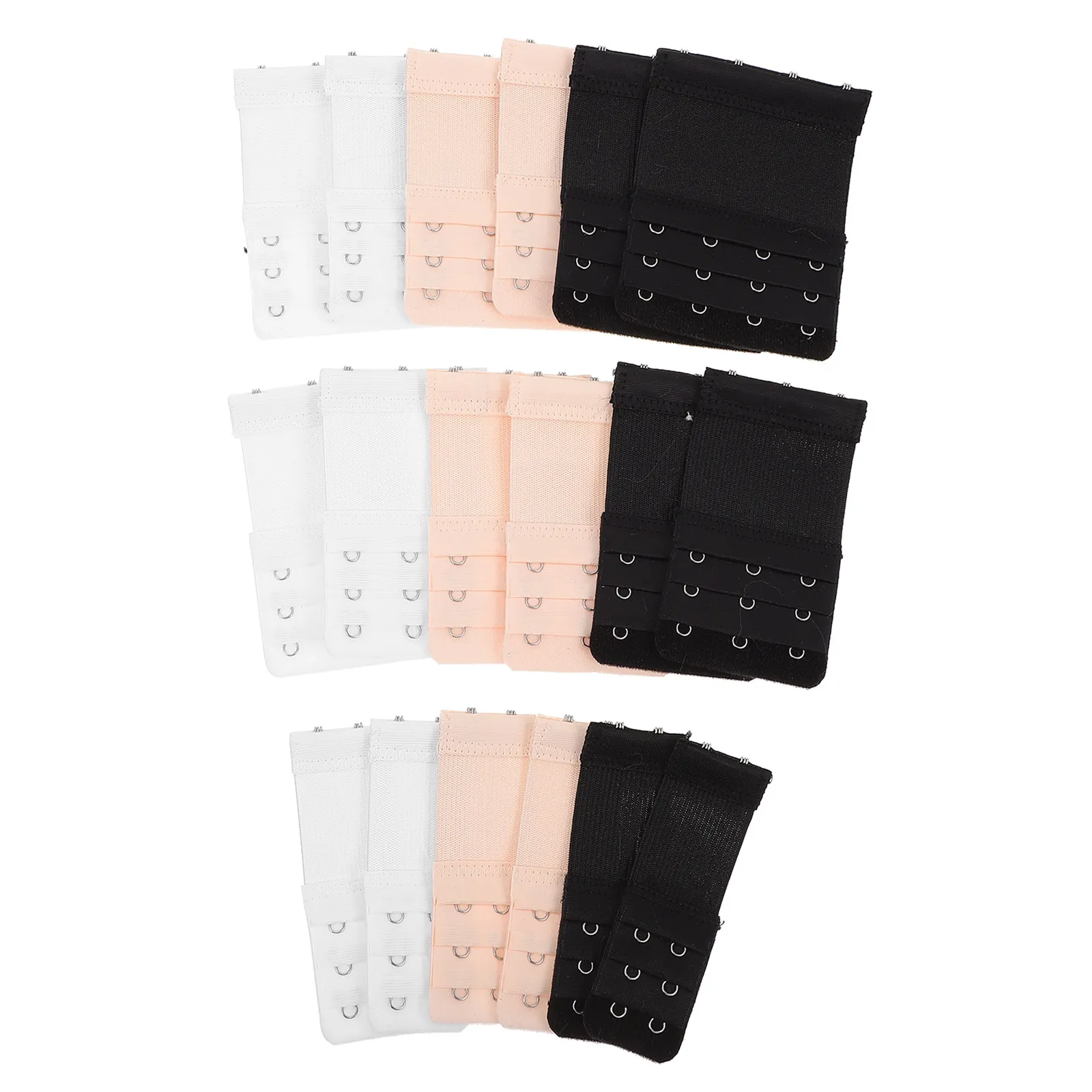 18Pcs Women Elastic Bra Extenders Bra Extension Buckles for Cup Fit Band Too Tight Adjustable Underwear Extension Buckles