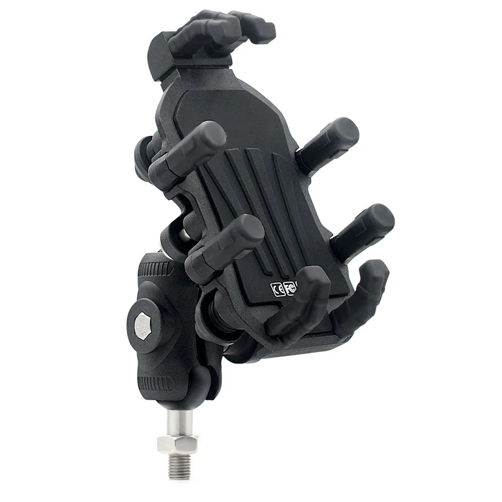 

Anti-theft Dual Ball Head Phone Holder M10 Anti-shake Bracket Screw Mounted for Motorcycle/Electric Car/Tricycle Accessories