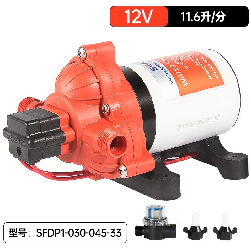 Hot Sale water pump 3 GPM 45 PSI DC Diaphragm Pump marine RV boat pump