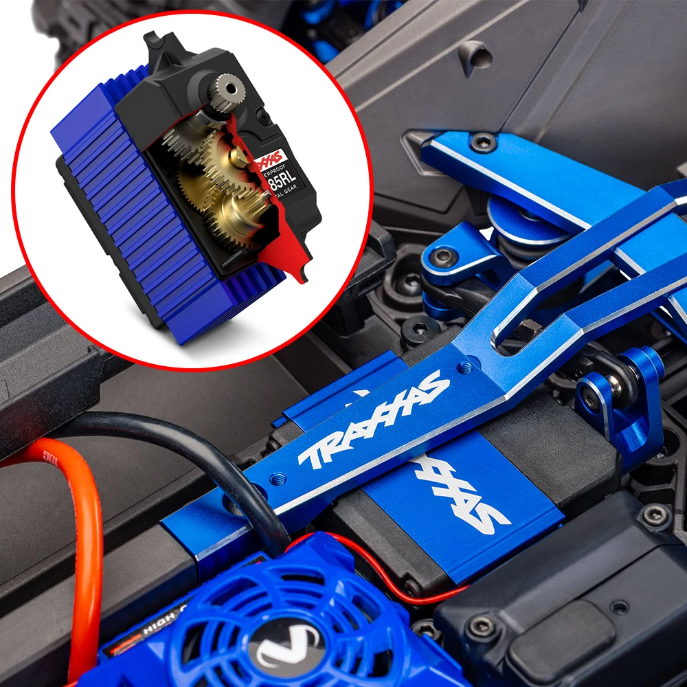 GPM Metal 2085 2085X 2090 Servo Box Housing for Traxxas 1/6 XRT 1/5 X-MAXX Ultimate X-Monster 8S 1/8 MAXX SLASH 1/10 MAXX 2.0 4S