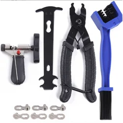 Bicicleta corrente verificador alicate fivela mágica multi-funcional ferramenta de estrada mountain bike repair kit corrente disjuntor remoção ferramenta