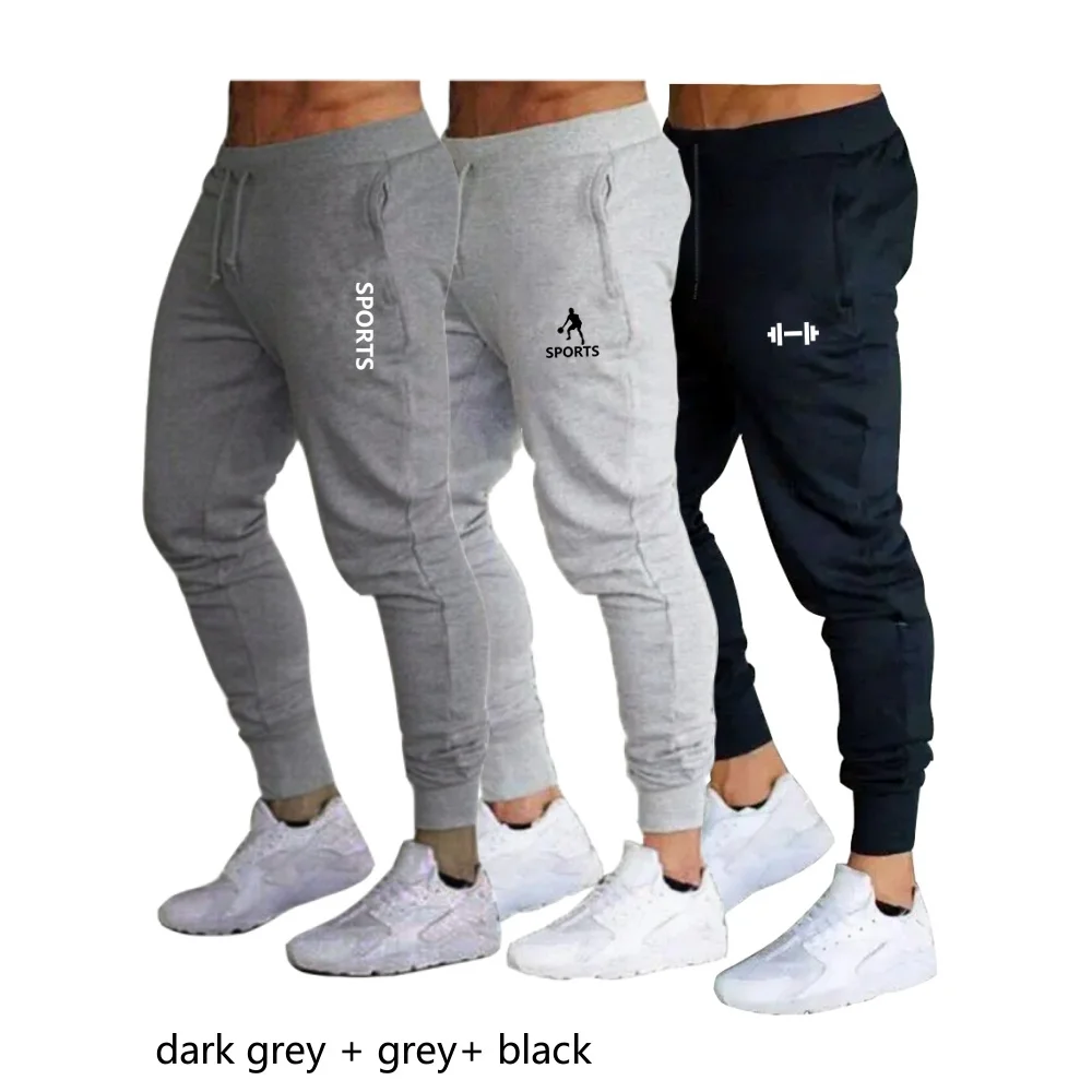 

Men's Thin Sports Pants Printed Running Sweatpants Casual Trousers Gym Fitness Breathable Pants Sportswear for Men Summer Autumn