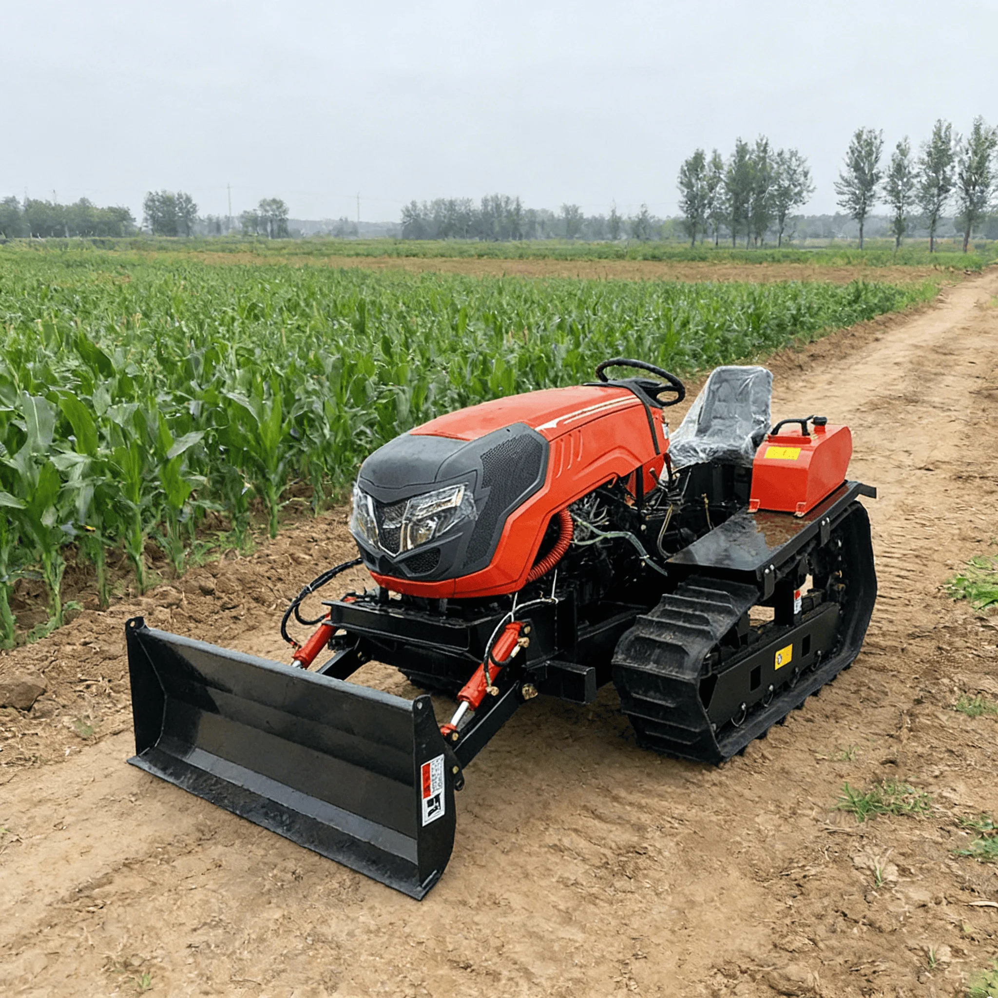 

Многофункциональный сельскохозяйственный роторный культиватор на гусеничном ходу с дизельным двигателем 50 л.с. (по индивидуальному заказу)