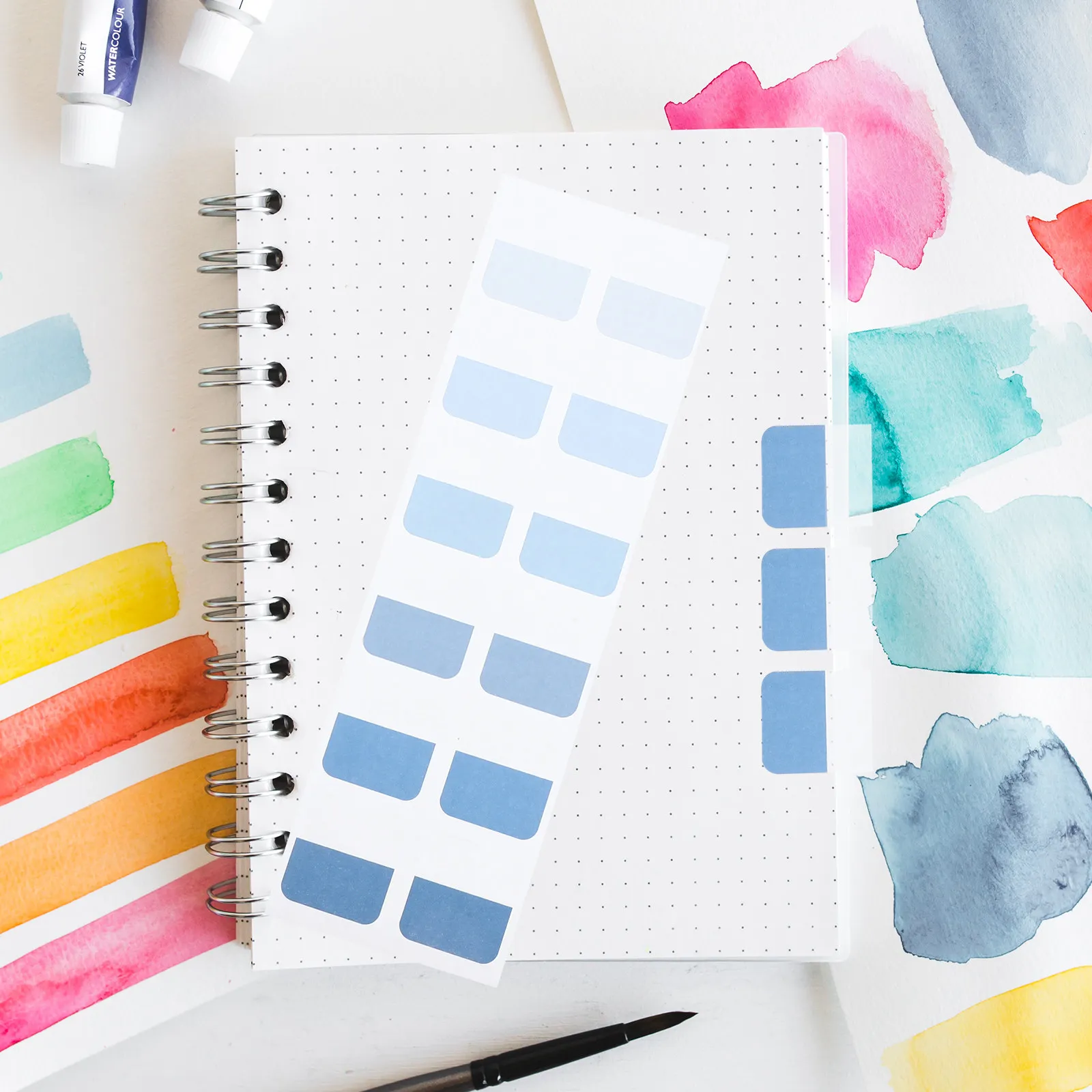 

Sticky Tabs Bright Colored Index Page Markers for Books Notebooks Files Organizing Office School Home Use Small Sticky