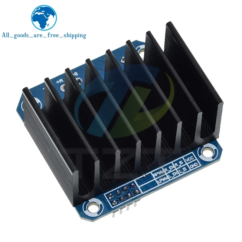 1/3 SZT. DC6-27V Podwójny Moduł Sterowania Silnikiem Krokowym BTS7960 BTS7960B DC 43A Moduł Mostka H PWM