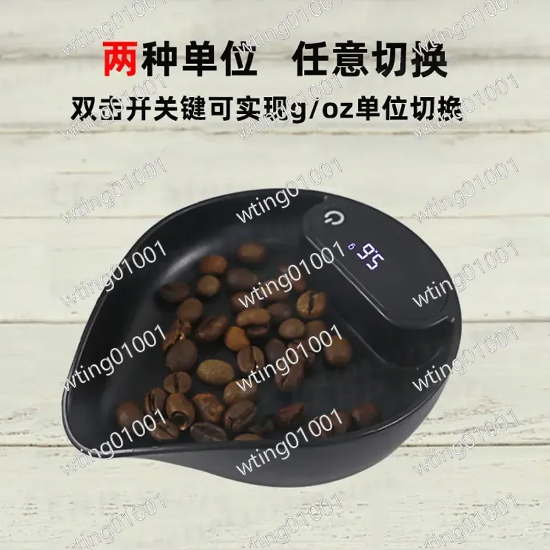 for Prism High Precision Electronic Scale Portable Mini Smart Charging Disc for Coffee Bean Tea Italian Baking