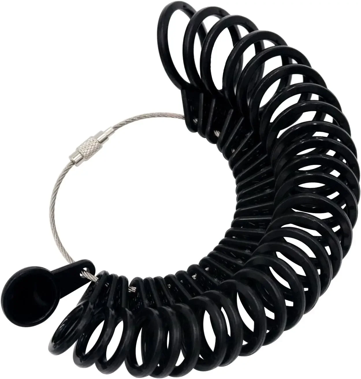 

Ring Sizer Set Finger Size Gauge Measure Tool Jewelry Sizing Tools Rings Size 1-13 with Half Size 27 Pieces