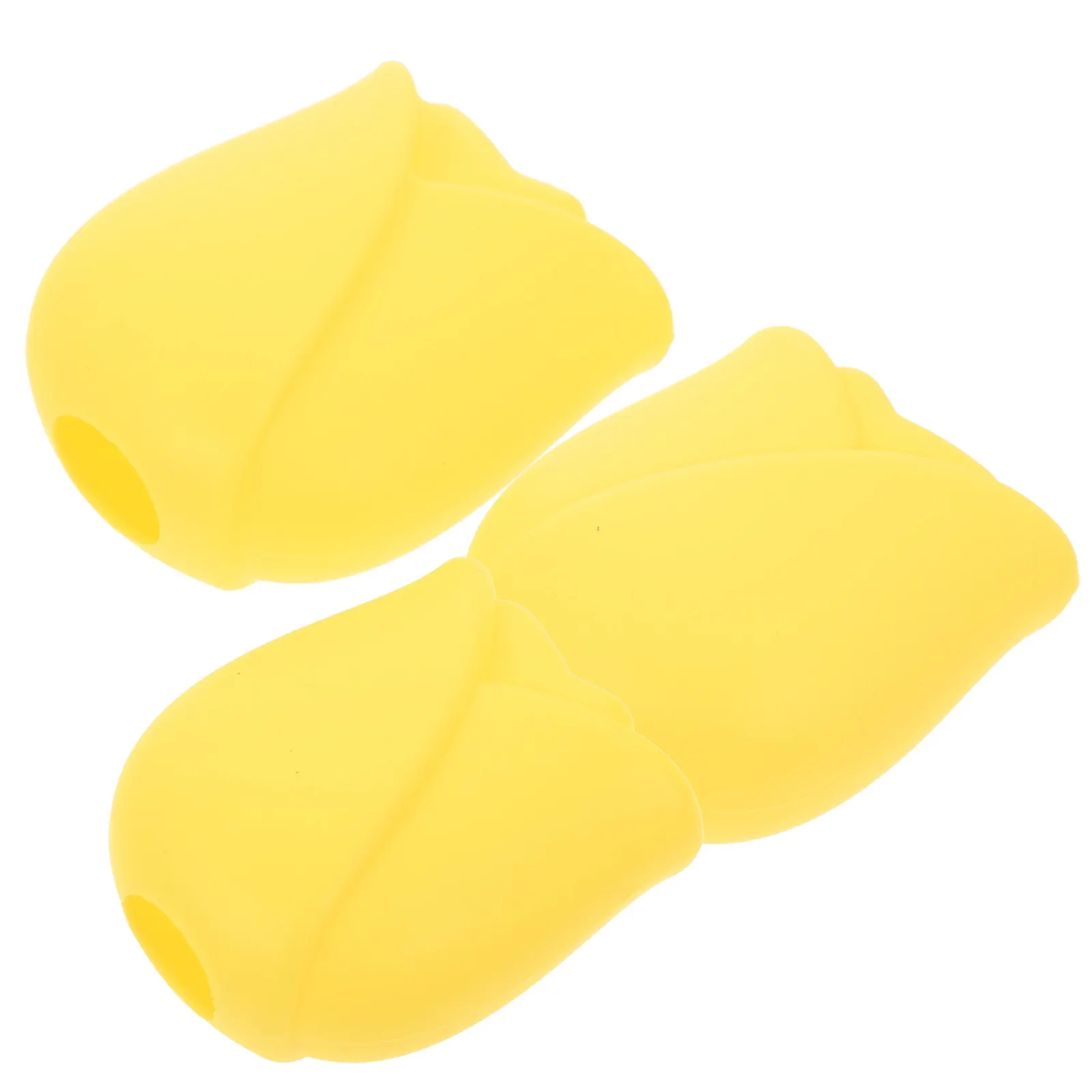 

Набор из 3 силиконовых защитных чехлов для кистей для макияжа, удобные для путешествий, с длительным сохранением формы