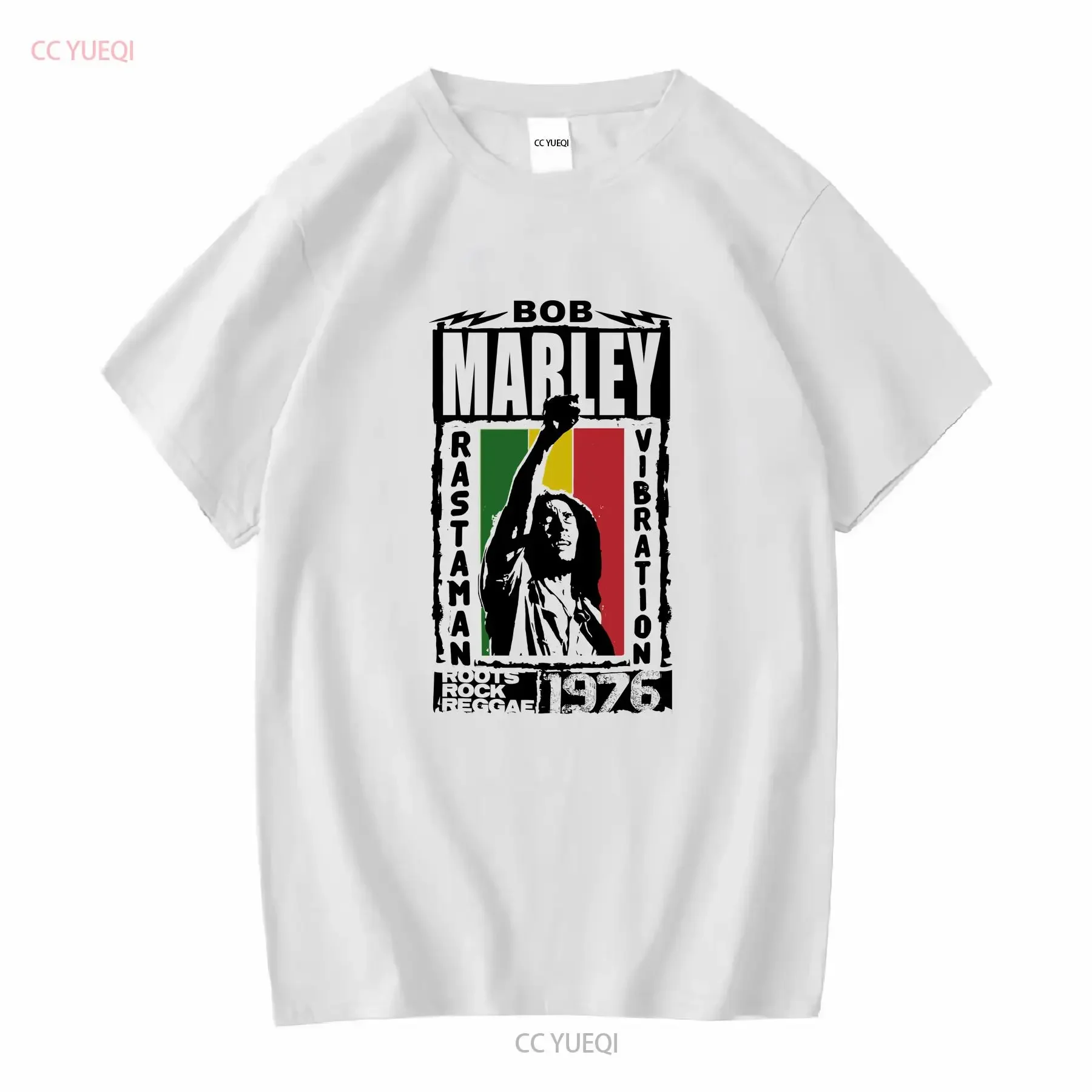 Vintage y2k grungy verde oliva bob marley rastaman vibrações retro vtg música merch banda t camisa tamanho pequeno vintage lavado