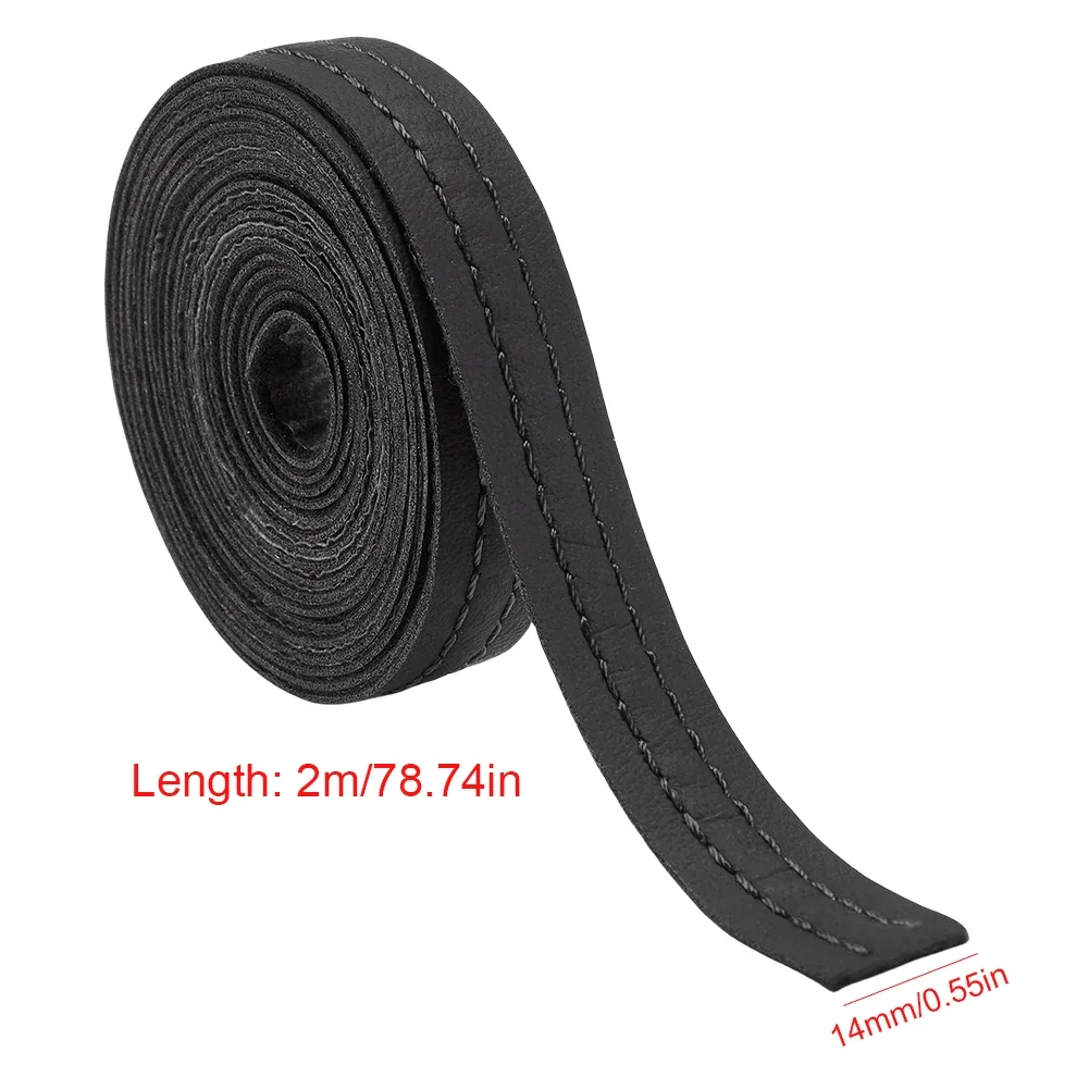 200cm Car Mouldings Trim Pu Leather DIY Braid Decorative Line Strip For Door Dashboard Sticker,Universal Car Interior Accessory