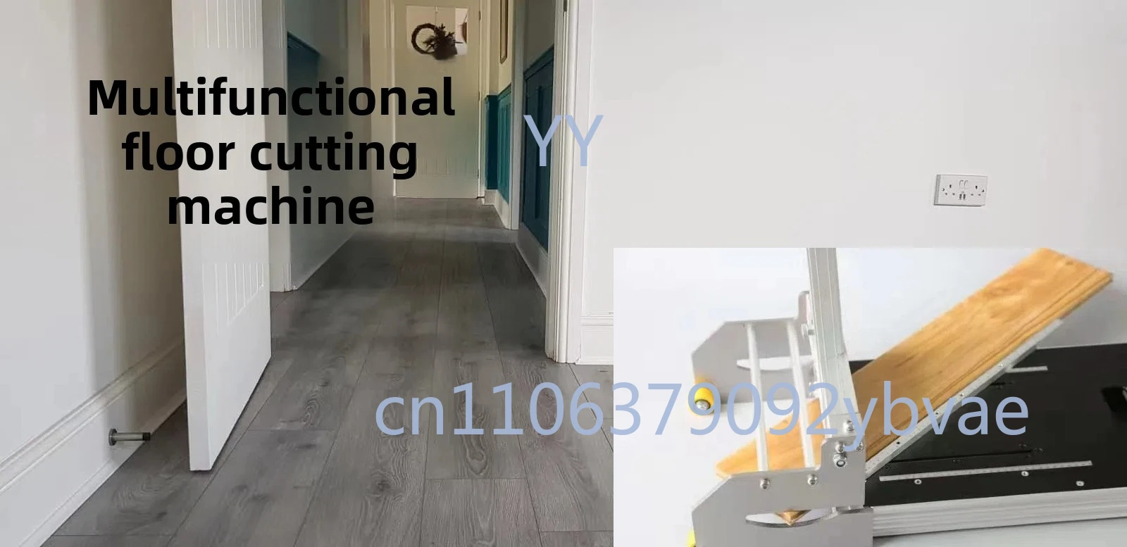Professional PVC Floor Cutter | Adjustable Composite & Laminate Flooring Cutting Tool