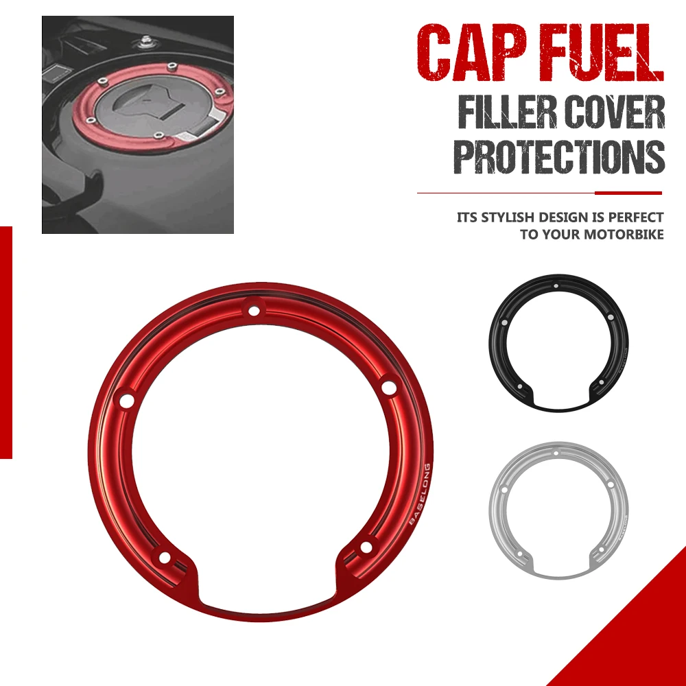 

For Honda VFR1200XD VFR1200X VFR1200XDL VFR1200XL 2014-2018 CNC Fuel Gas Oil Cap Tank Pad Filler Tankpad Protector Cover