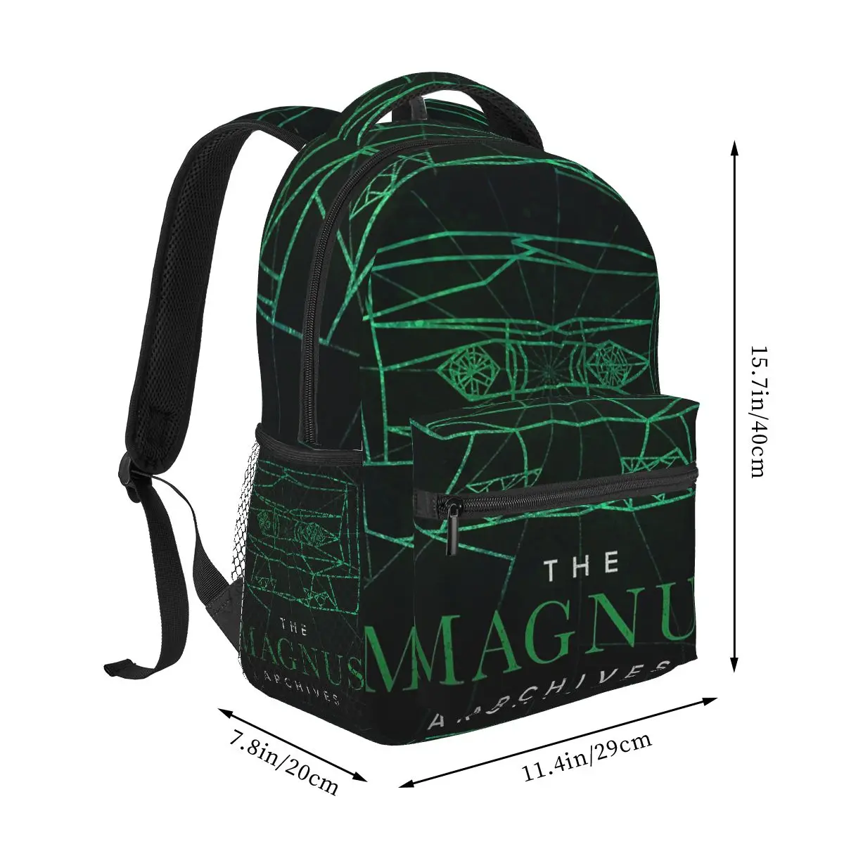 The Magnus Archives Logo (Season 5) Backpacks Boys Girls Bookbag Children School Bags Cartoon Travel Rucksack Shoulder Bag