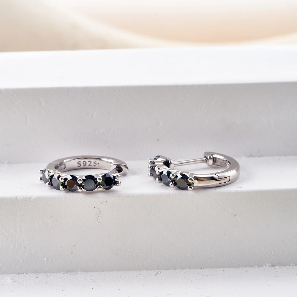 JoyceJelly Ohrstecker aus 925er-Sterlingsilber mit Moissanit-Diamant, 1 CT/2 CT, Rundschliff, Ohrhaken, Damen-Ohrringe, Hochzeit, edler Schmuck – Detail 19
