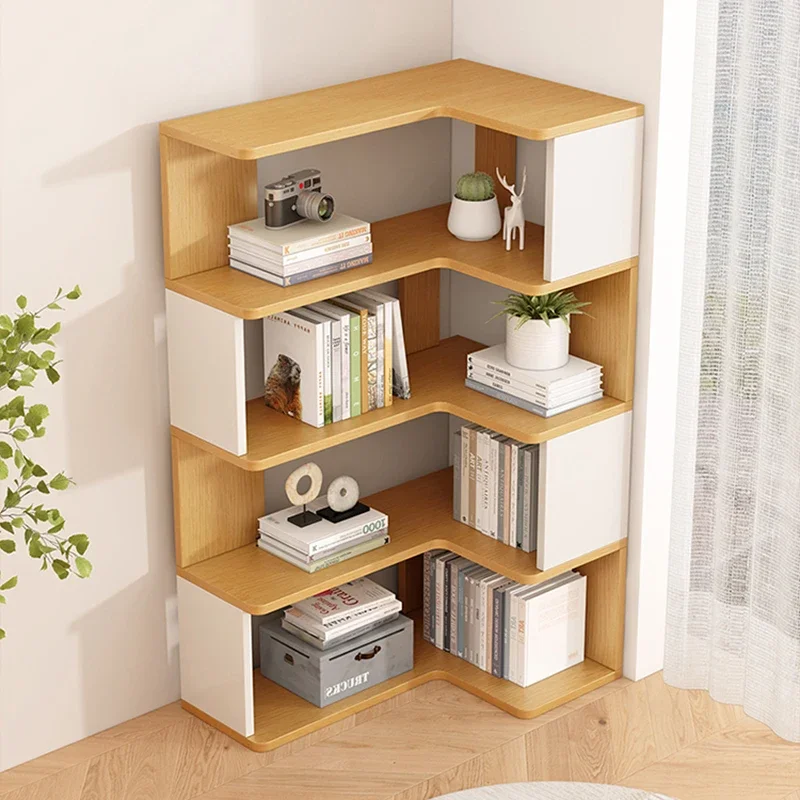 Desk Bookcase Book Cabinet Display Shelf Storage Locker Subject Books Living Libreria Estanteria Organizer Bookshelf Kitchen