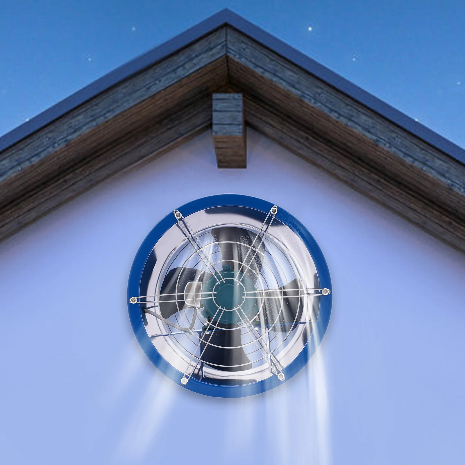 مروحة أنبوبية أسطوانية 370 وات 5400 م 3 ساعة من الفولاذ الكربوني لتدفق الهواء لأنظمة التهوية الصناعية #3