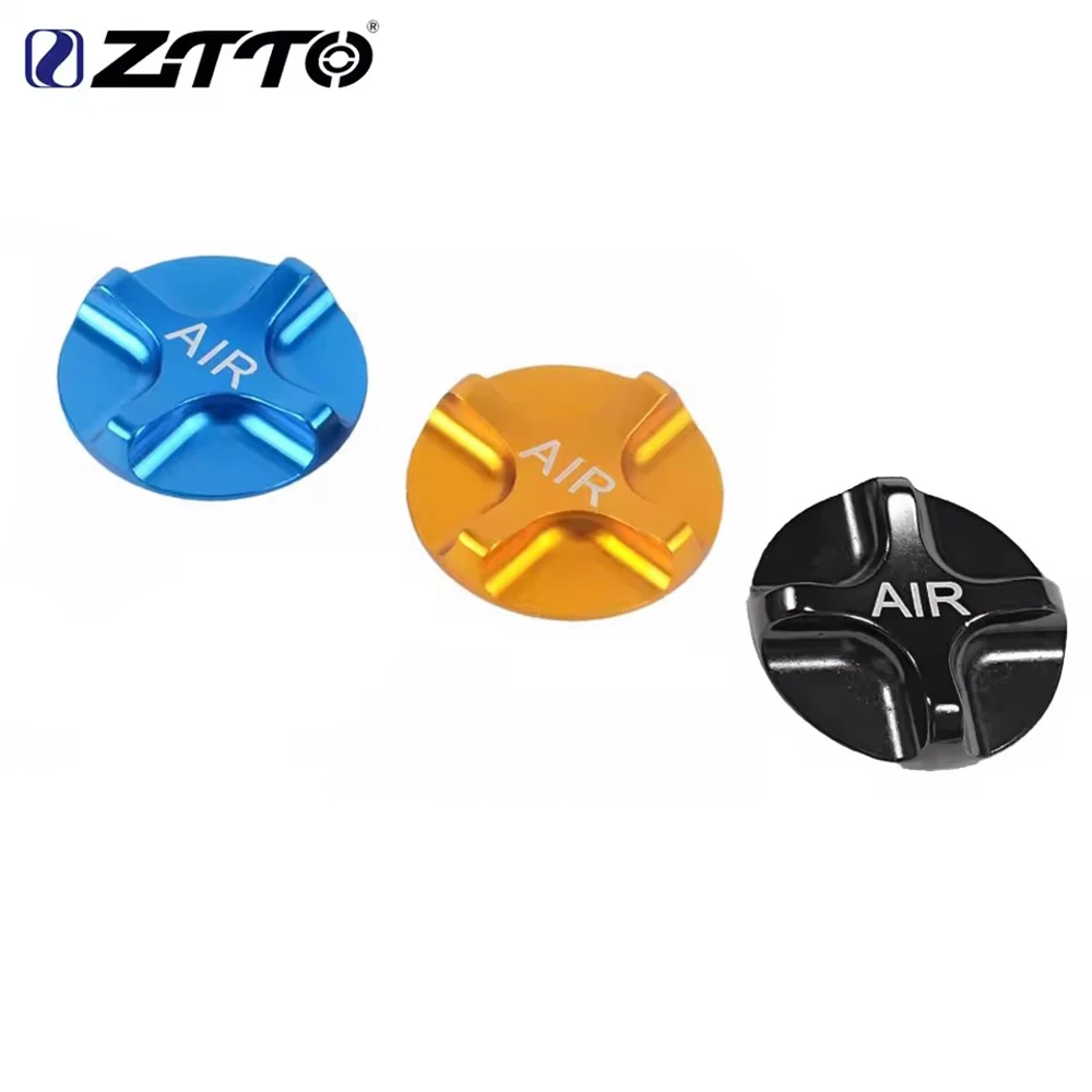 ZTTO 1 قطعة CNC دراجة هوائية جبلية الهواء شوكة الغاز غطاء القيمة الجبلية الجبهة شوكة غطاء حامي دراجة أجزاء شوكة ستار الجوز الذهب الأزرق الأسود #1