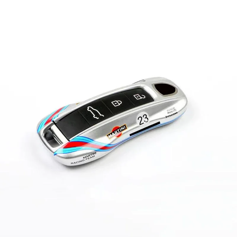 Key Case Shell Martini for Porsche Macan 718 Cayenne Panamera 911 Car Key Protective Shell Cover Remote Control Fob