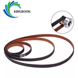New GT2 6mm Synchronous Timing Belt Upgrade Anti-slip Closed Loop 110 112 158 188 200 280 300 320 400 610 852 mm 2GT Width 6m