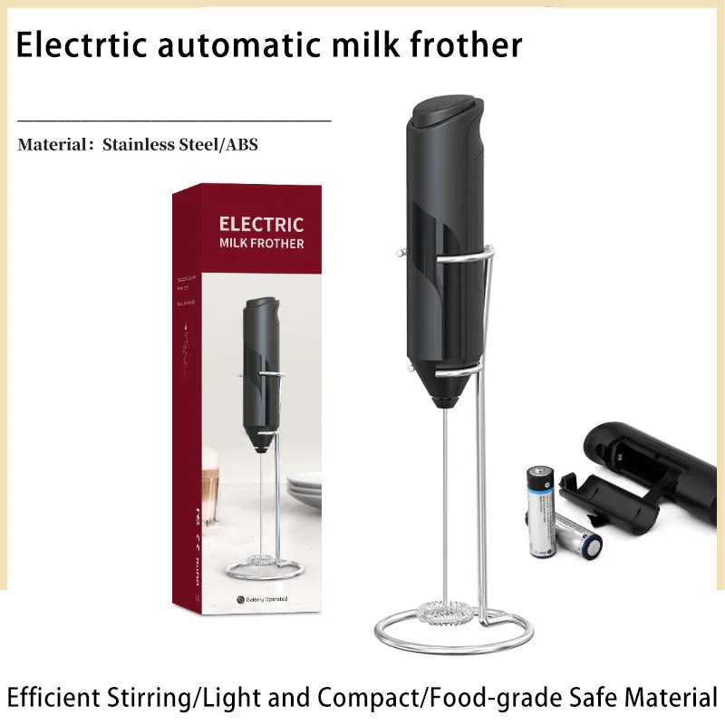 Electric Milk Frother Milk Bubbler Handheld Foamer Coffee Maker Kitchen Blender Cappuccino Creamer Whisk Foam Mix Whisk Tools