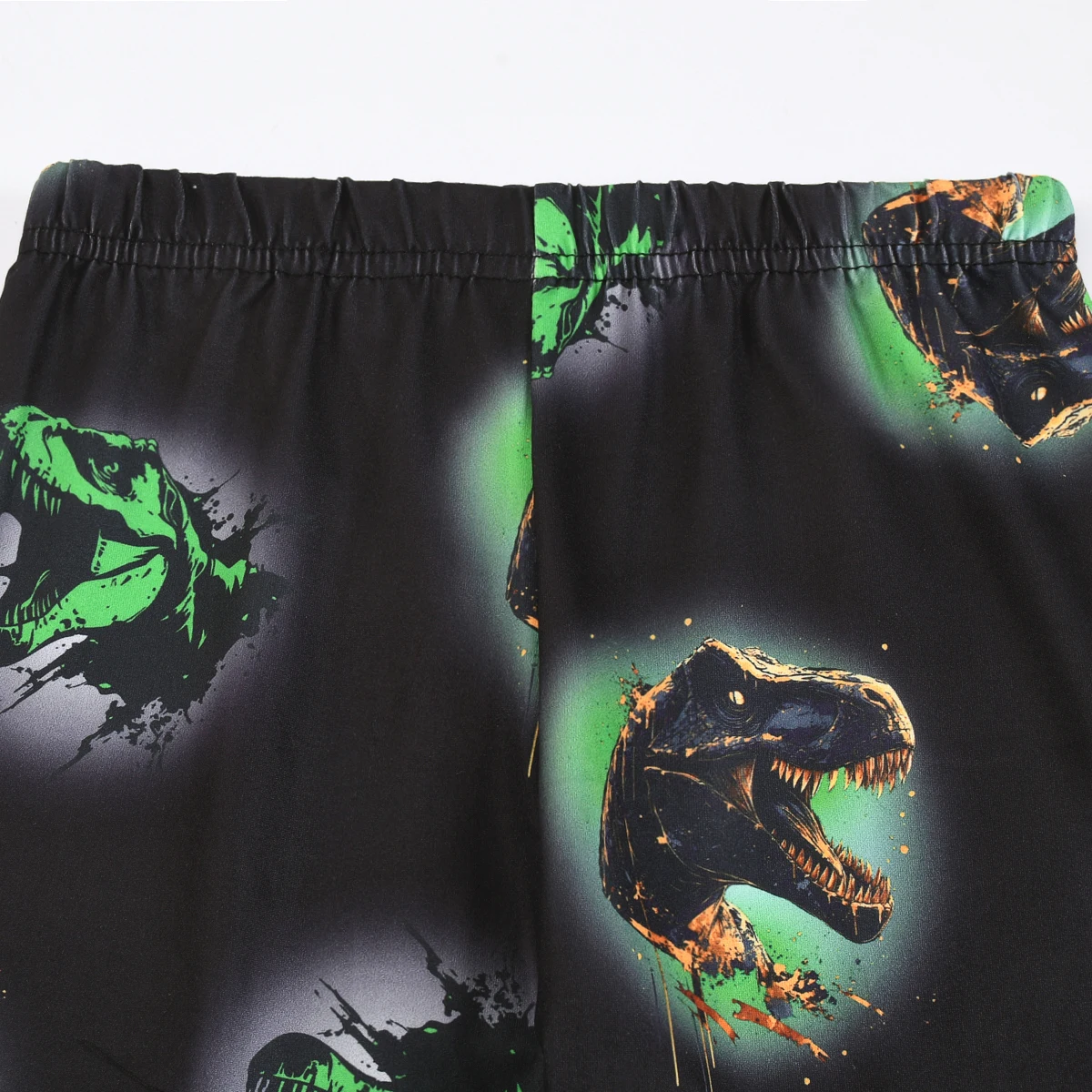 Milchseide Digital Bedruckter Kinder-Pyjama-Set mit Langen Ärmeln und Langen Hosen, Geeignet für Jungen im Alter von 3 bis 8 Jahren – Detail 5
