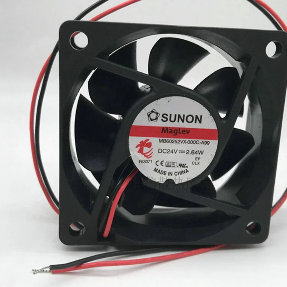 

for SUNON MB60252VX-000C-A99 6025 60*60*25mm DC 24V magnetic levitation silent cooling fan fan