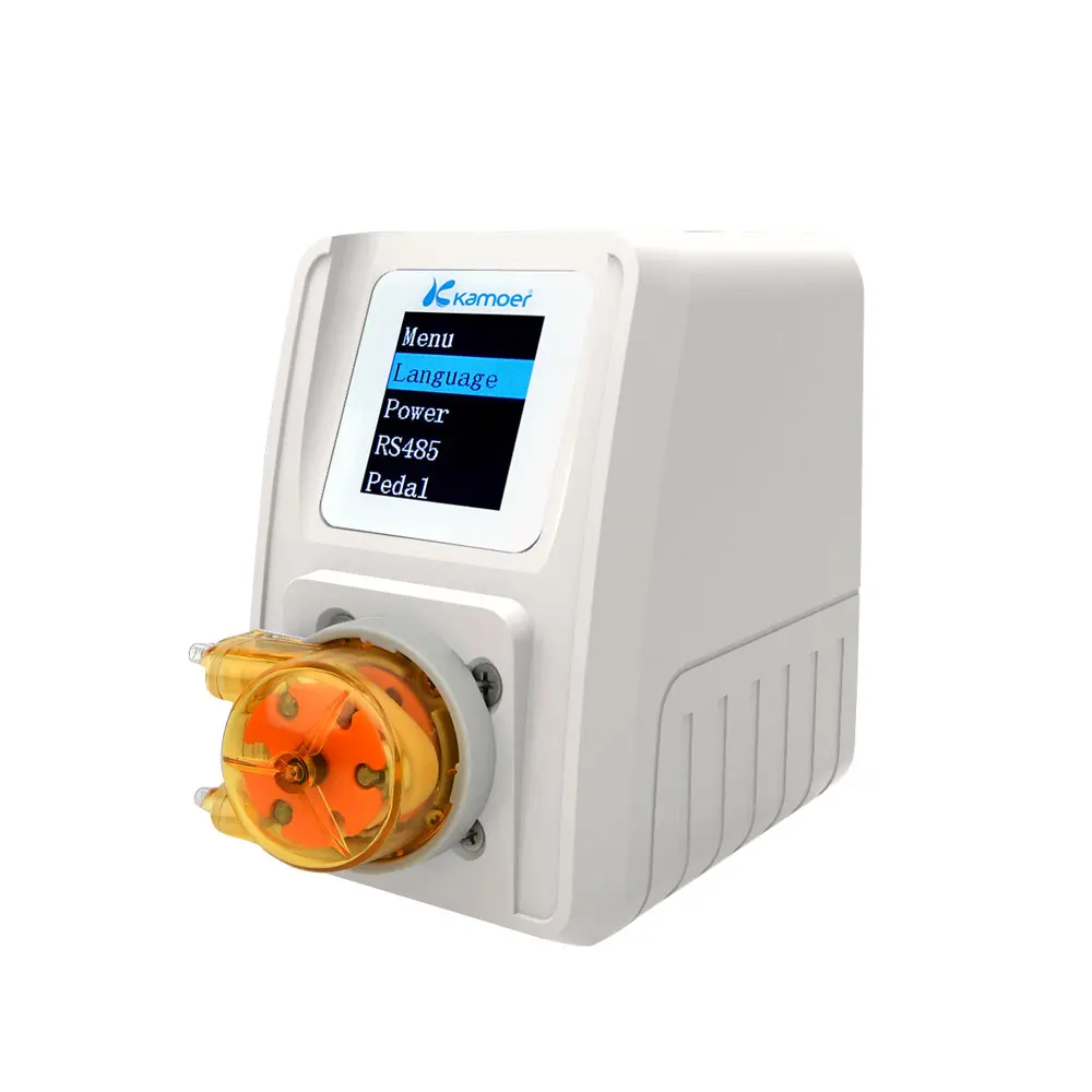 Kamoer M1-STP 24V Low Flow Programmable High Precision Laboratory Experiment Viscous Fluid Peristaltic Pump Dosing Machine