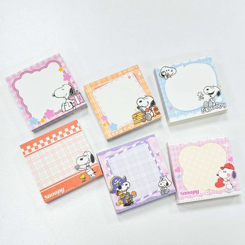 6 ชิ้น/ล็อตการ์ตูน Snoopy MeMO Pad Creative N ครั้งเครื่องเขียนป้าย Notepad บุ๊คมาร์คโพสต์อุปกรณ์โรงเรียน