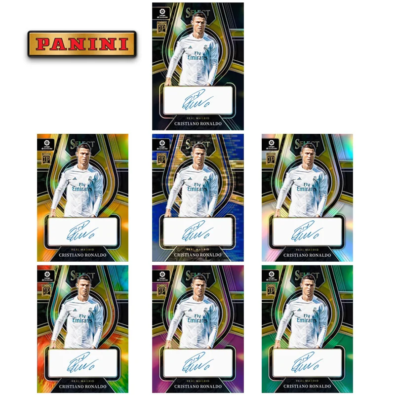 

Panini Nft Select Laliga Signatures CR7 Cristiano Ronaldo Real Madrid Diy Homemade Football Star Trading Cards Gift Collection