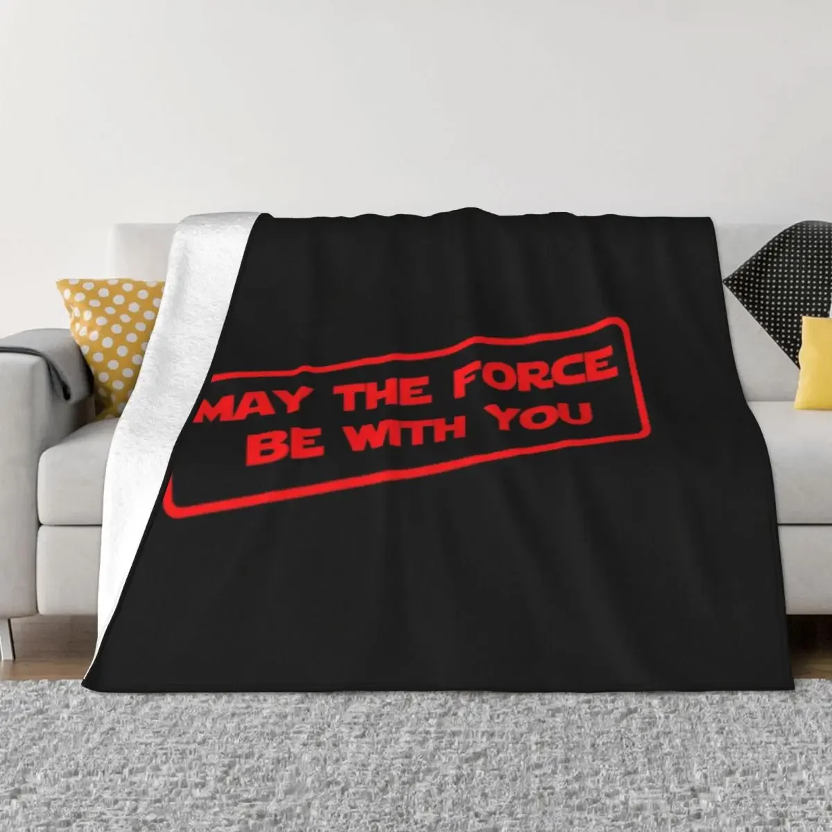 May The Force Be With You (Red version) Throw Blanket Summer Sofa Blankets