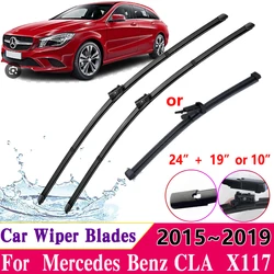Car Windscreen Wiper for Mercedes Benz CLA X117 2015~2019 Auto Front Rear Wiper Blades Set Windshield Windscreen Car Accessories