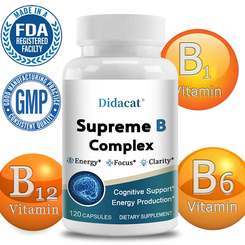 Vitamin B Complex - Immune Health, Energy Support and Nervous System Support