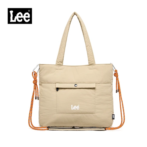 Imagen 2 del producto LEE-Bolso grande de hombro con almohada para mujer, bolsa minimalista impermeable Oxford para escuela universitaria, bolso cruzado para trabajo y viajero