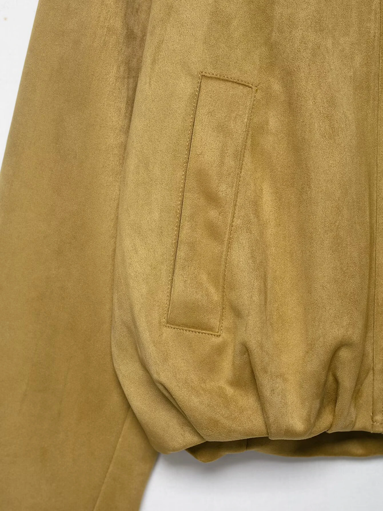 DEEABAE المرأة الخريف نمط جديد الأوروبية والأمريكية عارضة فضفاضة ومتعددة الاستخدامات الجلد المدبوغ تأثير الطيار سترة معطف فوقي #3