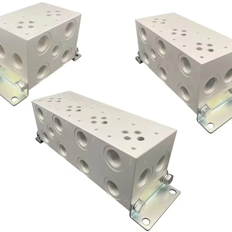 

Hydraulic valve group Aluminum valve block (1-5 stations) Relief valve