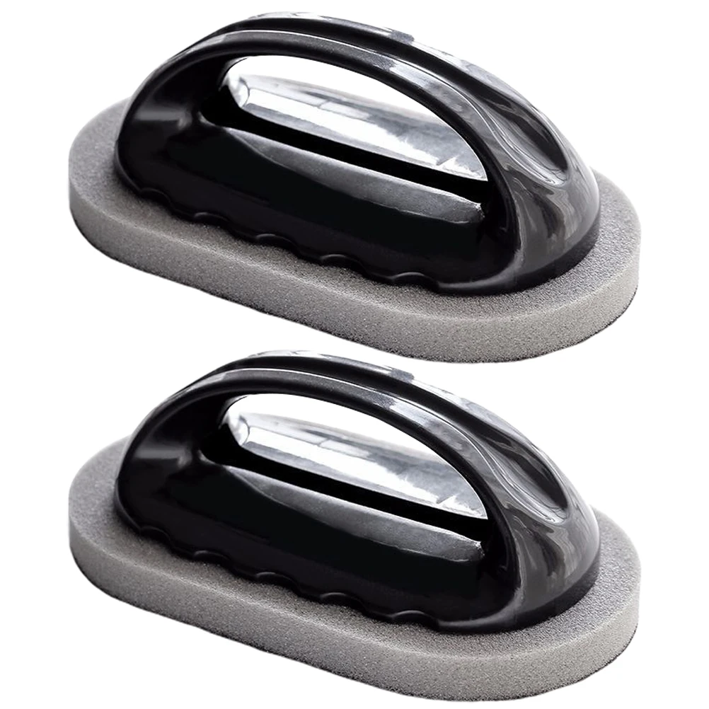 

2Pcs Emery Sponge Scrubbers Durable for Kitchenware Washing Super Decontamination Remove Stains Pots Bowls Easy