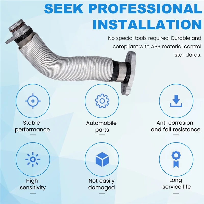 

ABTC-11427617535 Car Turbocharger Oil Return Hose Pipe For BMW 3230I 330I 430I 530I X1 F30 Mini Cooper