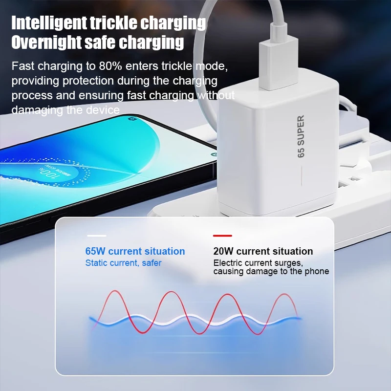 ل ممن لهم 65 واط Supervooc شحن سريع شاحن الهاتف ل ممن لهم رينو 12 11 10 برو البحث X8 X7 X6 Realme شحن سريع USB نوع-C كابل