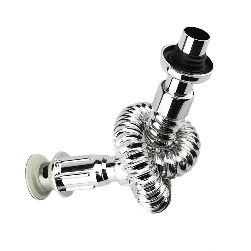 

Premium ABS Stainless Steel S-Shaped Telescopic Basin Drain Pipe with Seal Ring No Odor Leak Design for Wash Basin Toilet Home