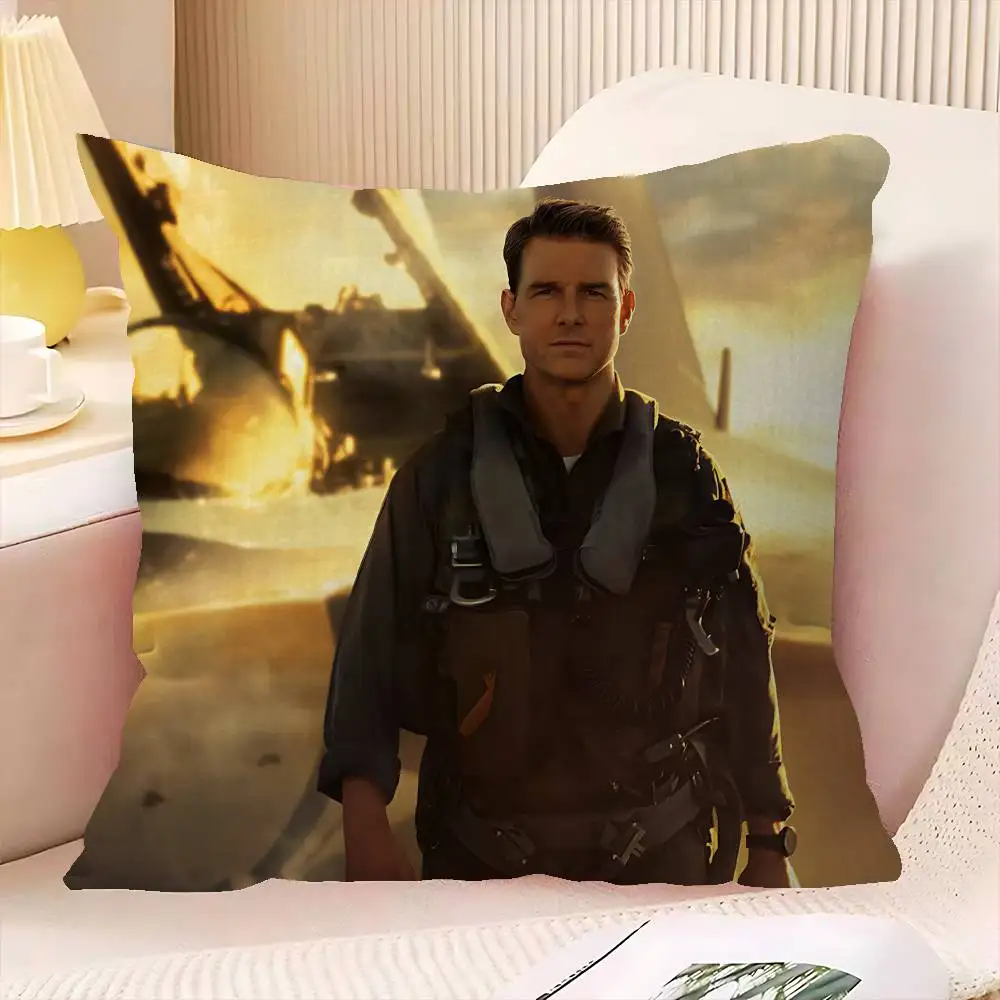 Classic Action Movie T-Top G-Gun Cushion Cover Inches Farmhouse Decor Home Throw Pillow Covers for Couch Decorations