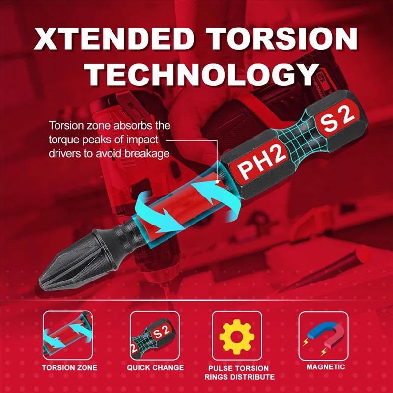

A03F-22-комплект электрических шестигранных сверл с рукавом-органайзером, портативный цельный держатель для сумки для хранения, противоскользящий аксессуар для инструментов