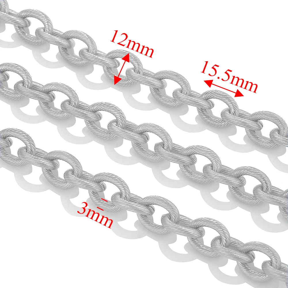 baizzx Stainless Steel Chain Gold 1 Meter 6