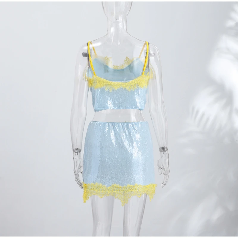 The Ibiza Shimmer Sequined Two-Piece. Sc287531135f140388e3c9cc8c046d2b5U
