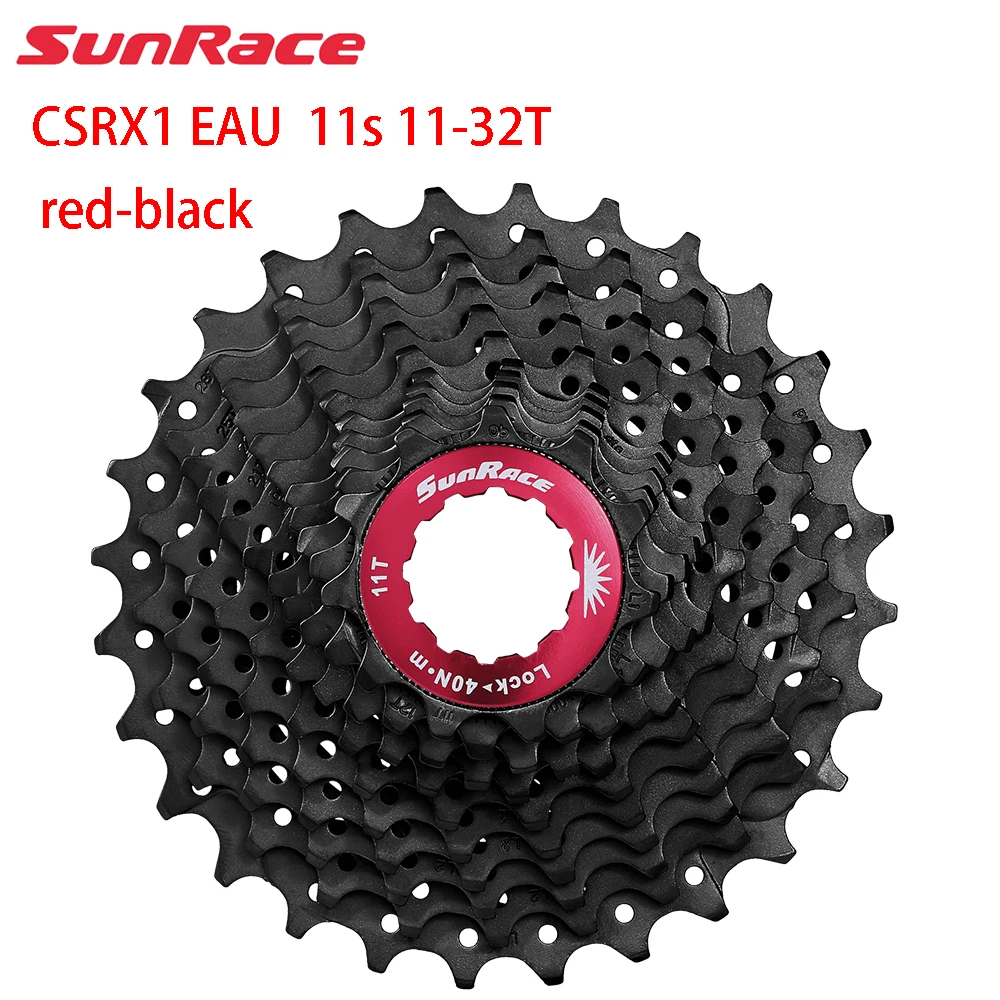 SUNRACE 11-Gang CSRX1 EAV EAS EAW EAU 11-28/32/36T Fahrradkassette Rennradkassette für HG Fahrradanschluss – Detail 3