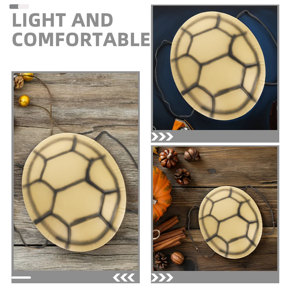 2pcs Halloween Turtle Shell Costume Props Kids Lightweight Durable Eva Dress-Up Accessories For Carnival Parties School Events