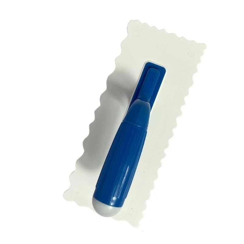 652F Plastic Rendering Texturing Handle Plaster Top Coat Float Trowel Structure Concrete Spatula Tool for Scrape Tool