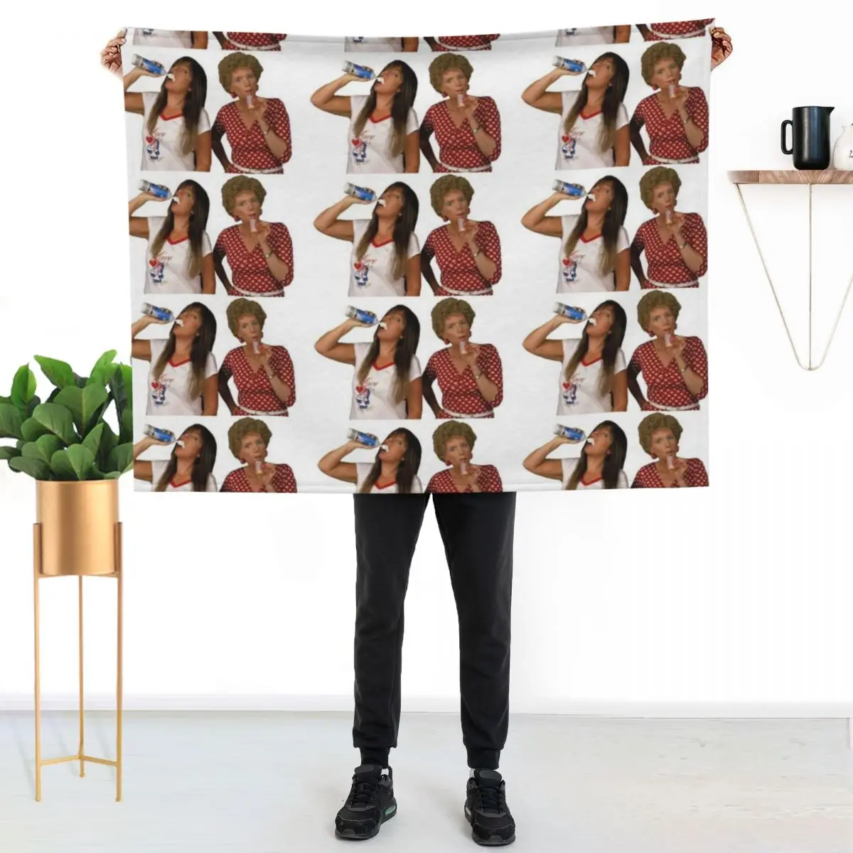 

Kath and Kim: Whipped Cream Throw Blanket Compact Warm Blanket for Car Road Trip
